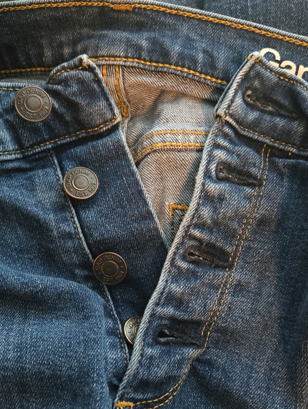 GAP Authentic Flare High Rise Sz 33r - Picture 5 of 7